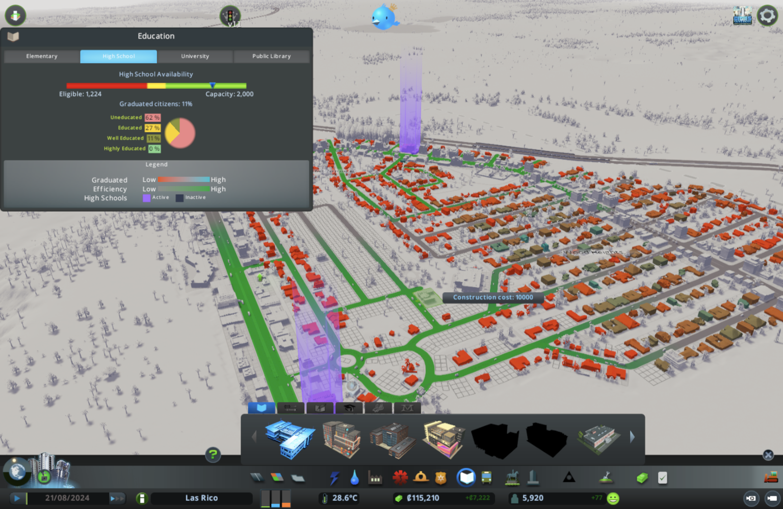 not enough workers cities skylines over educated
